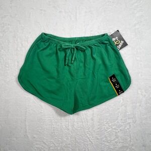Art Class Girls Green Knit Dolphin Shorts Size S 6/7 NWT Cotton Drawstring